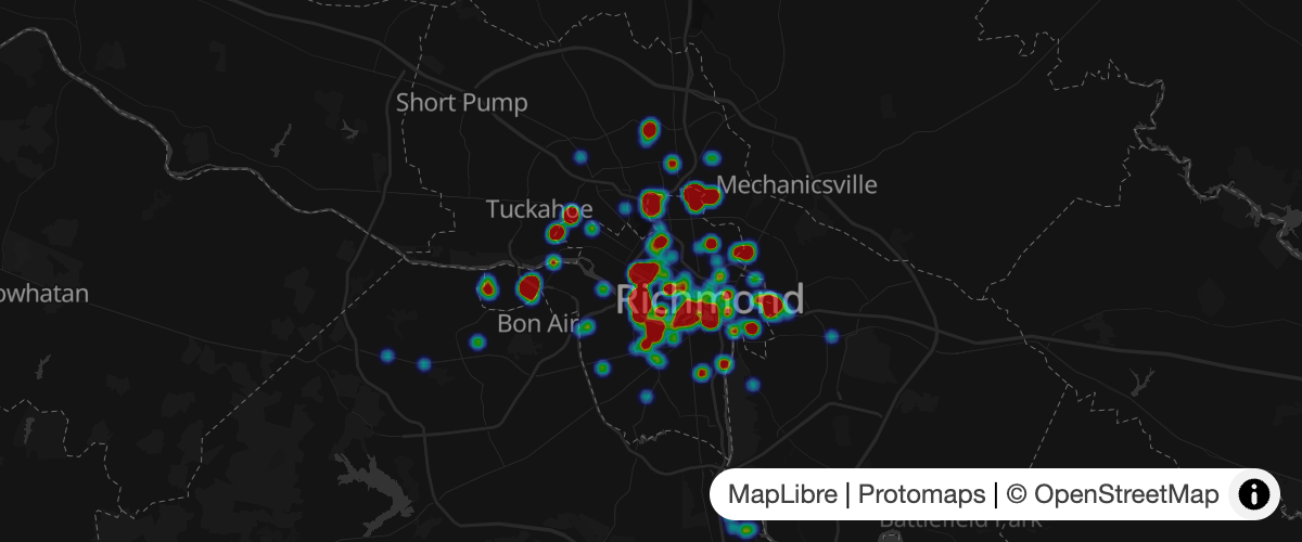 Create a heatmap of your OSM mapping contributions.