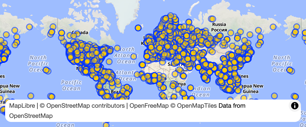 Load OSM data from Sophox